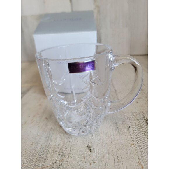 Marquis Waterford mug Xmas tree Star cup Crystal collectible - Picture 1 of 7